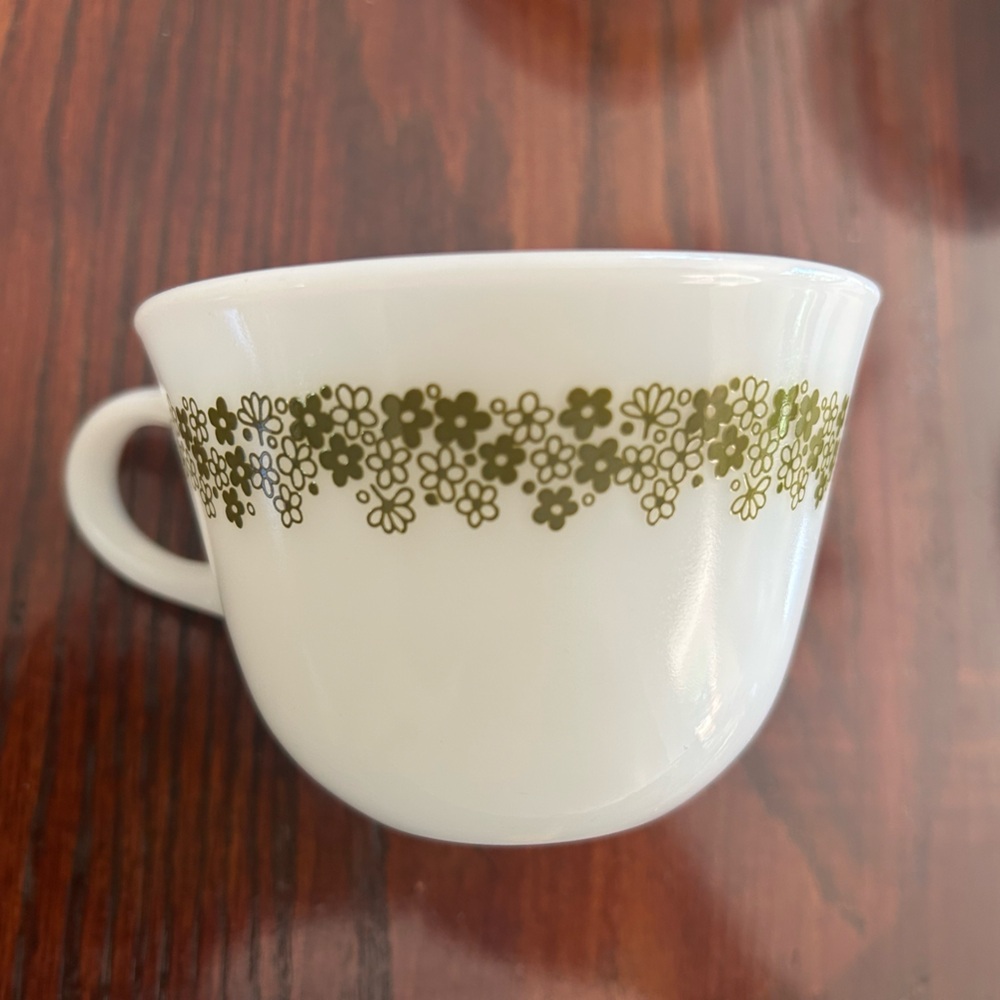 Vintage PYREX Spring Blossom tea cups